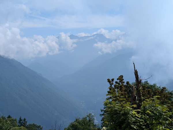 No 607  夏休みに北アルプス福地山（標高1672ｍ）登山に行きました。